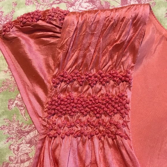 Calypso St Barth coral silk dress size 4 - Picture 2 of 10